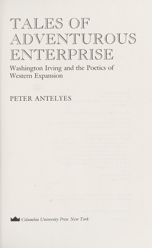 Cover of Tales of Adventurous Enterprise by Peter Antelyes.
