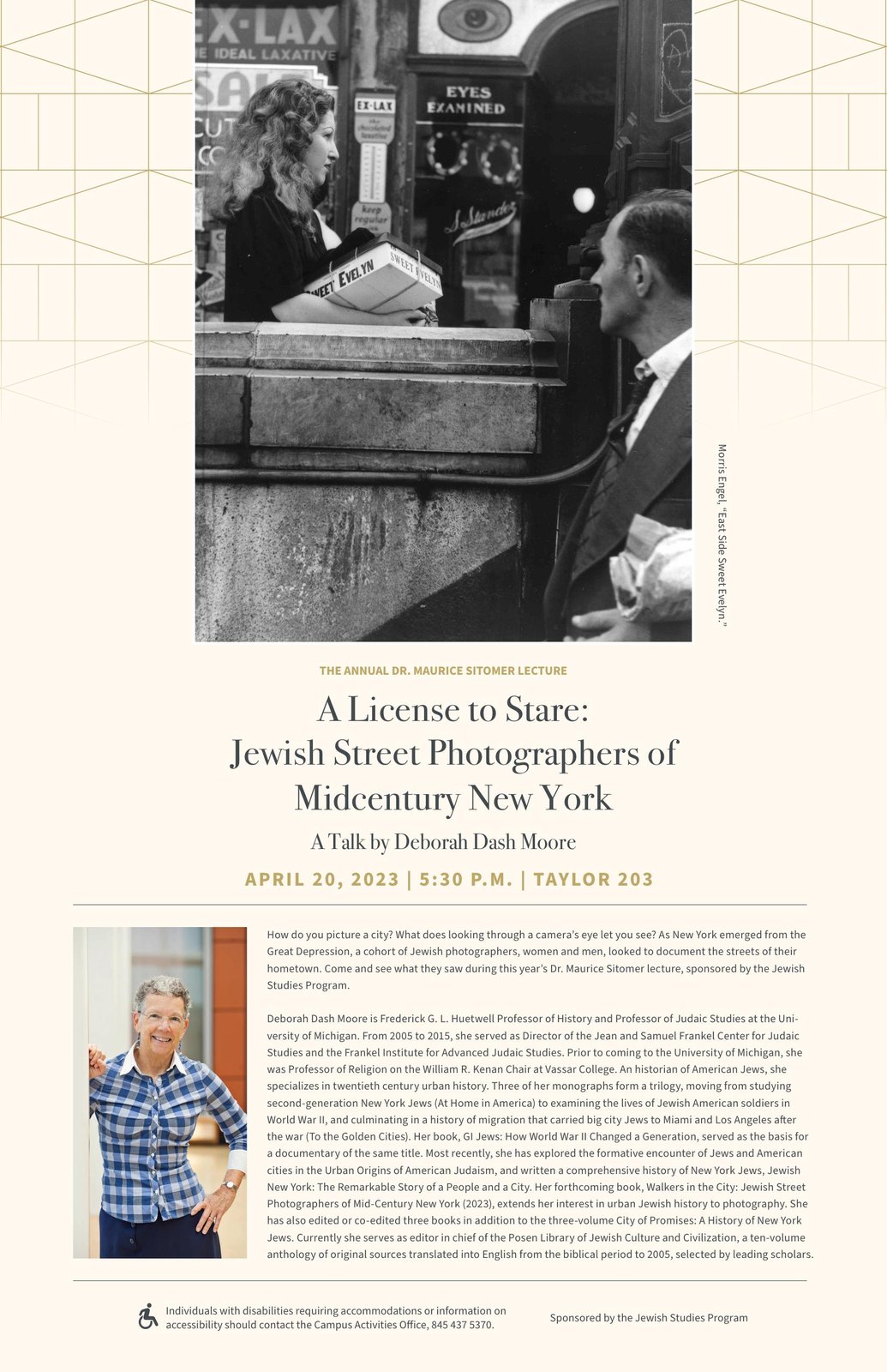 Dash Moore lecture poster