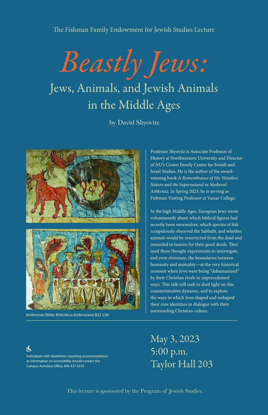 Shyovitz lecture poster