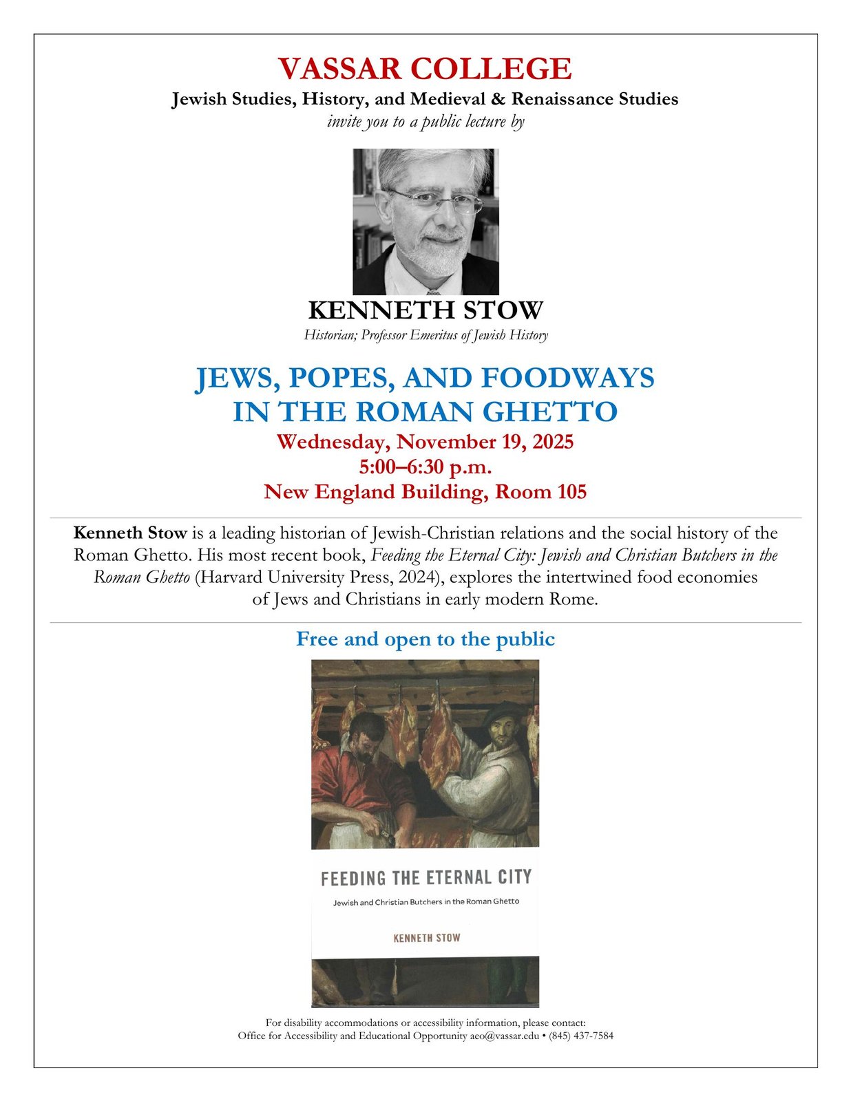 Stow lecture poster
